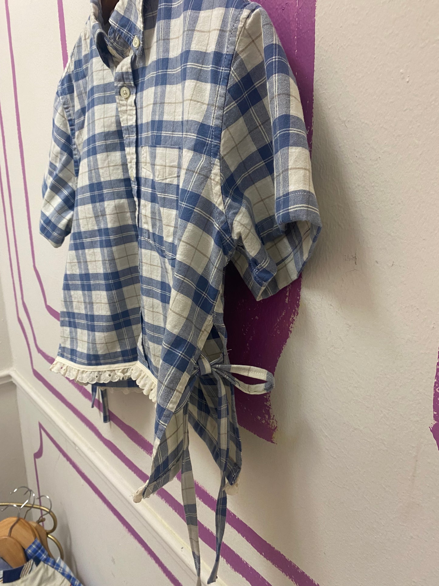 Plaid and Eyelet