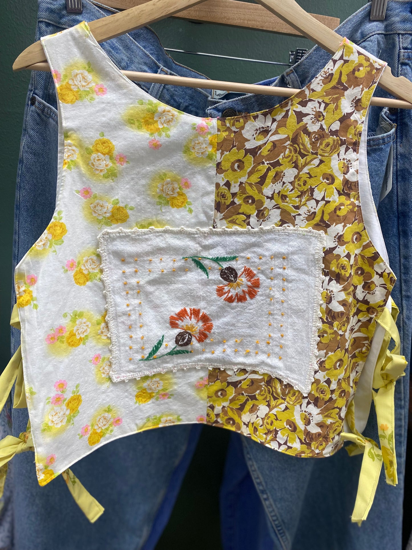 Side Tie Top Yellow