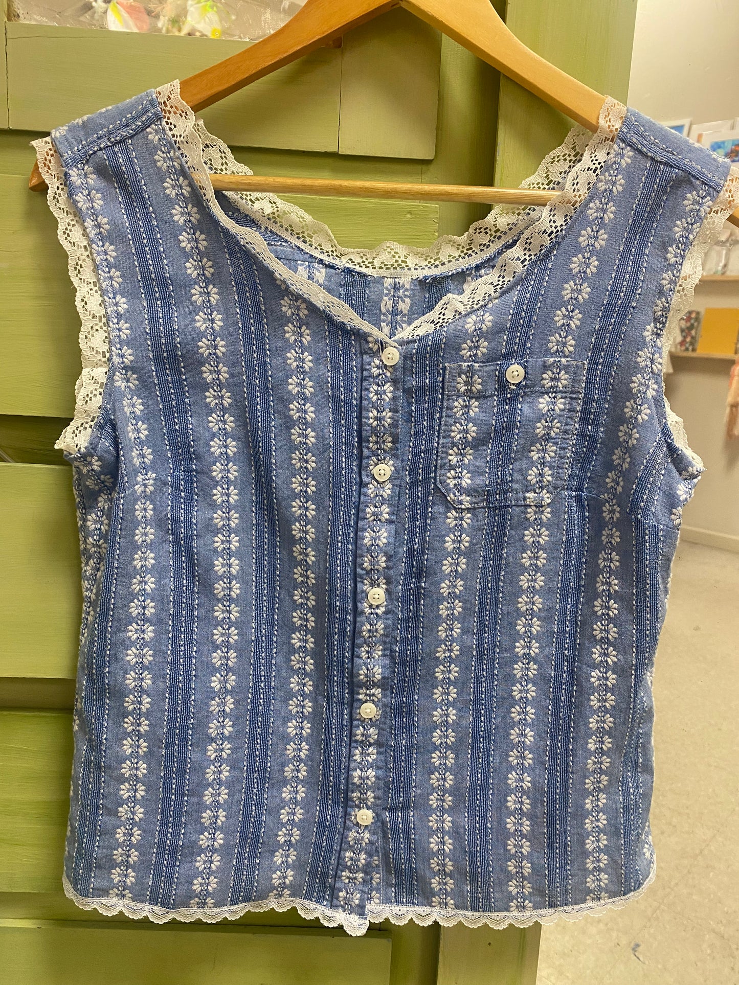 Blue & White Lace