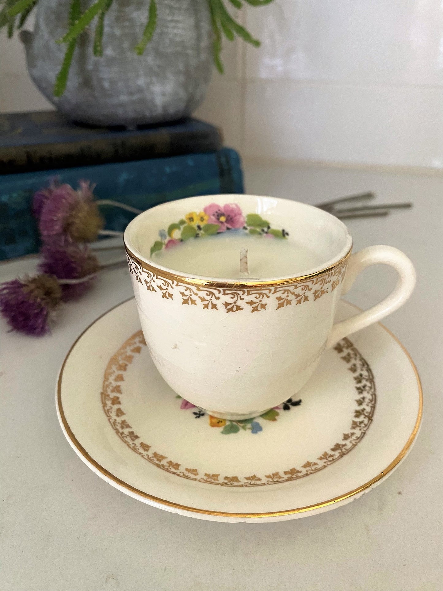 Petit Fleur Teacup Candle
