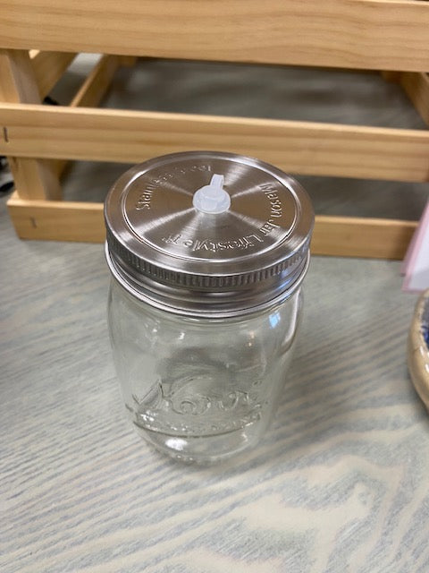 Mason Jar Straw Lid
