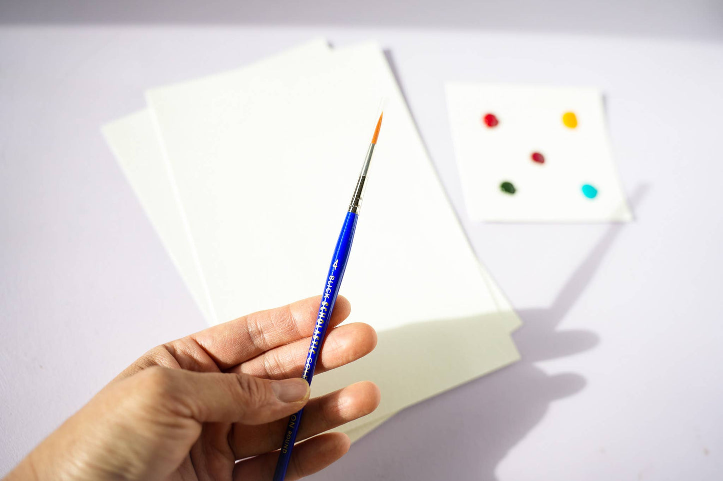 Florals Watercolor Painting Kit with Outlined Pages