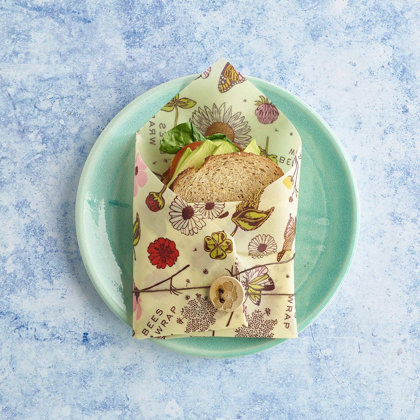 Sandwich Wrap - Meadow Magic, Vegan Wax