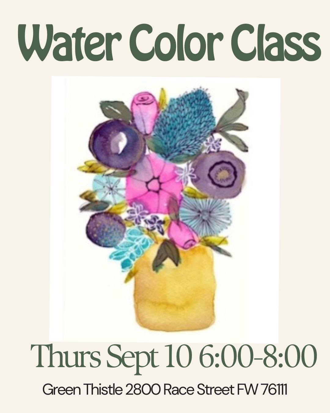 Watercolor Class
