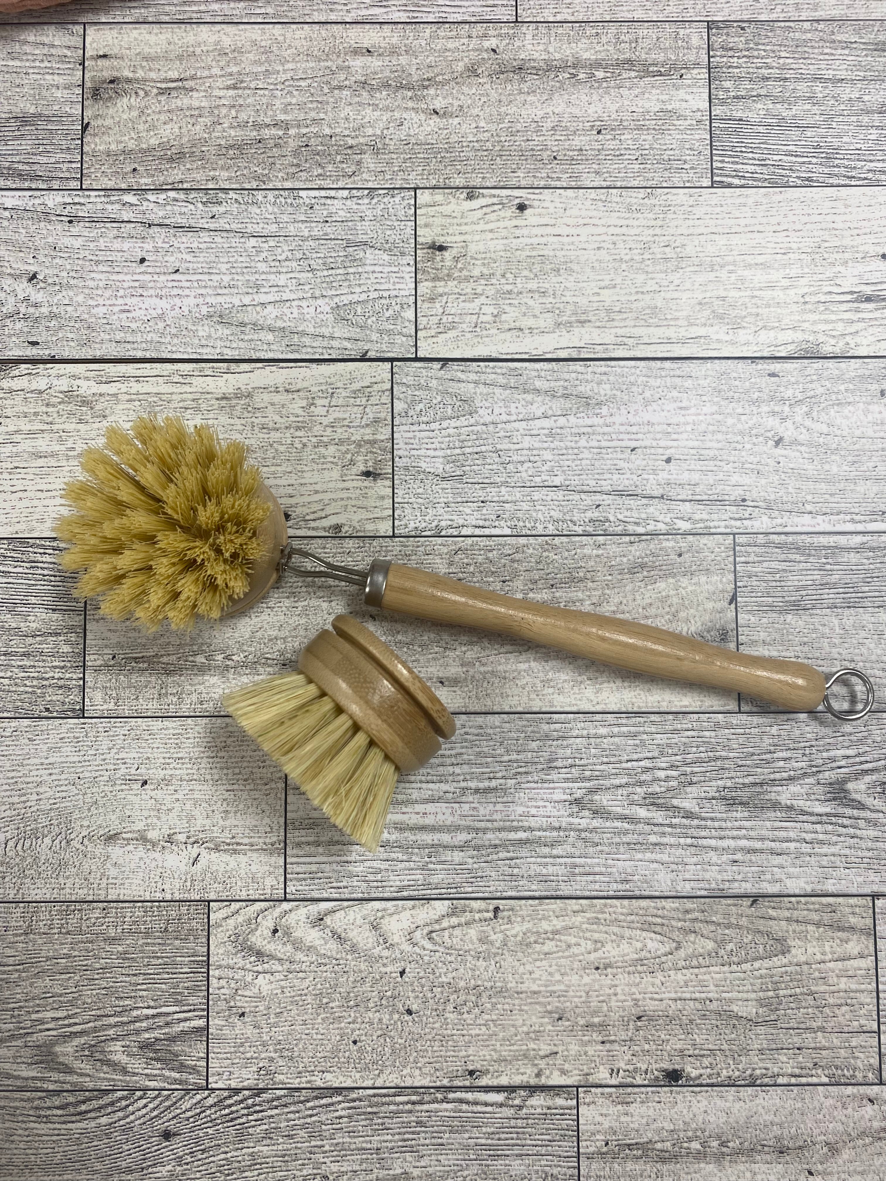 Short Handle Bamboo Dish Brush – ardent goods