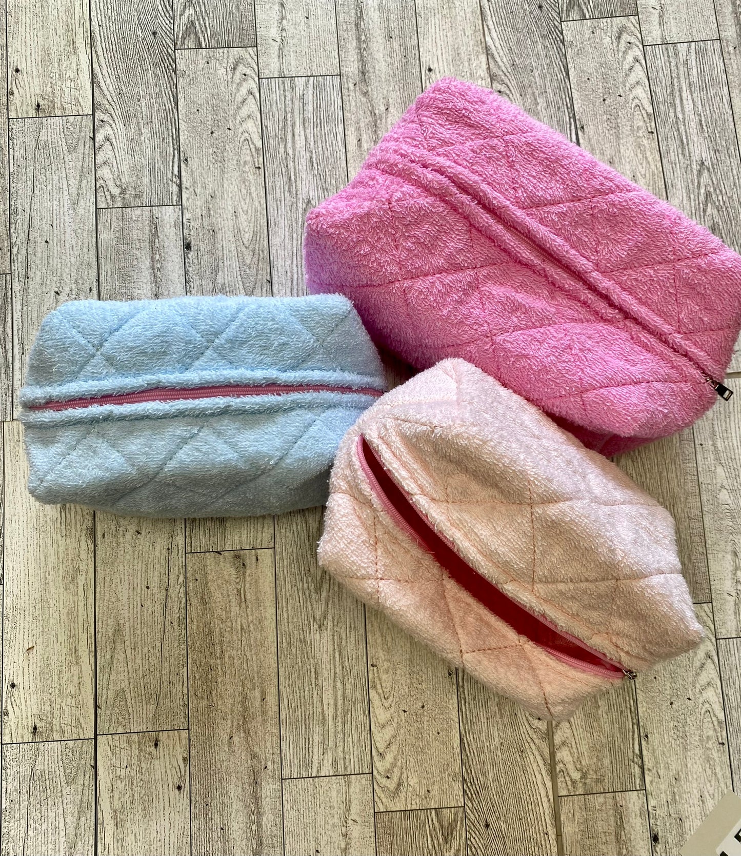 Terry Cloth Makeup Bag