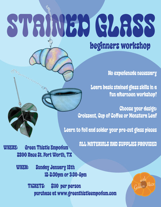 Stained Glass Class 3:30
