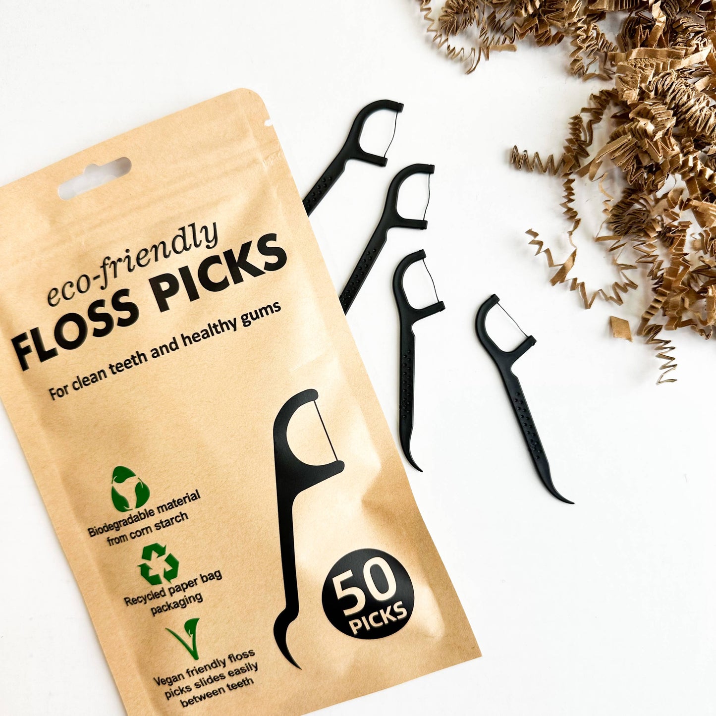 Eco Friendly Biodegradable Floss Picks