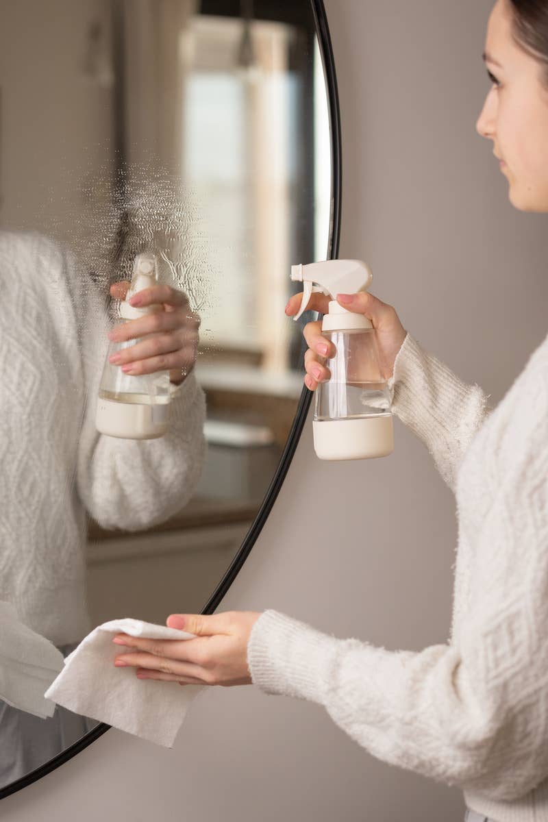 The Cleaning Solution 10oz Glass Spray Bottle