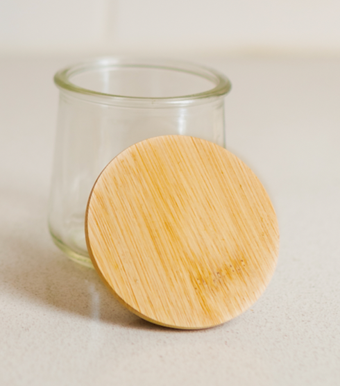 Oui Yogurt Jar Bamboo Lid | Fall Bestseller