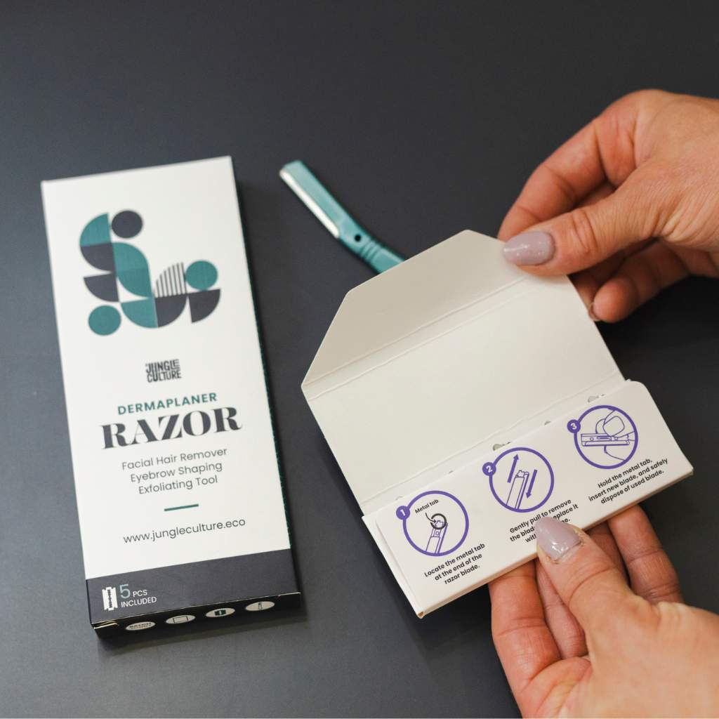 Dermaplaner Replacement Blades - Eyebrow Razor Blades 20pk