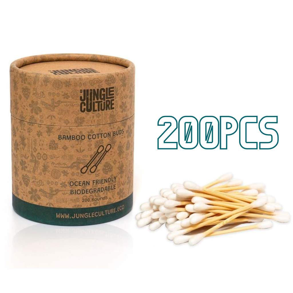 Bamboo Cotton Buds | Eco Cotton Ear Swabs (200 Pieces)