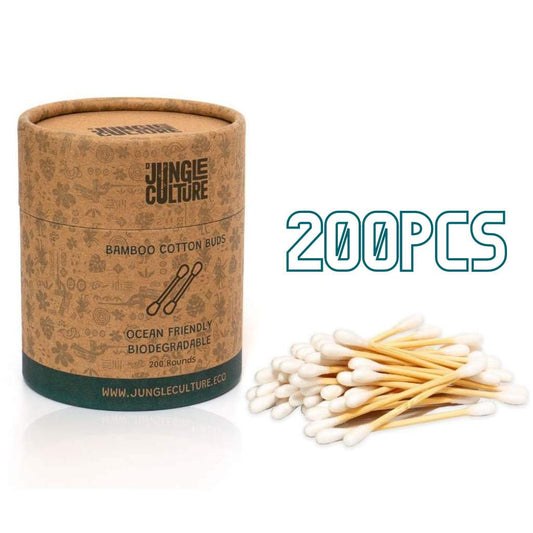 Bamboo Cotton Buds | Eco Cotton Ear Swabs (200 Pieces)