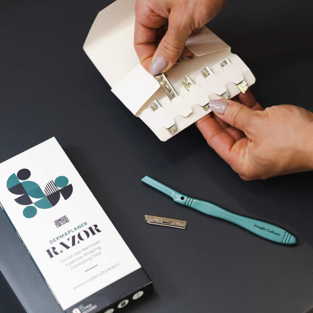 Dermaplaner Replacement Blades - Eyebrow Razor Blades 20pk