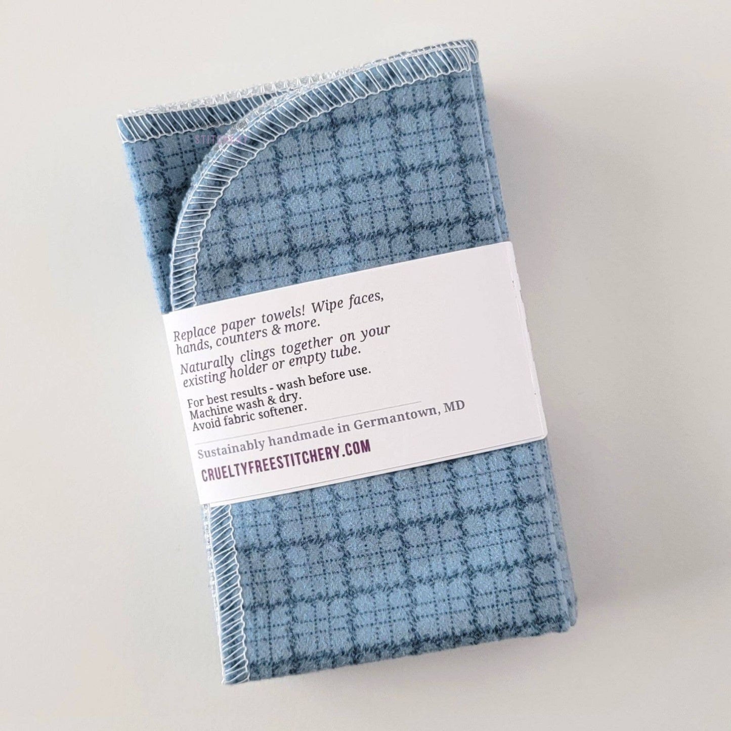 NonPaper Towels - Blue Kitchen Plaid