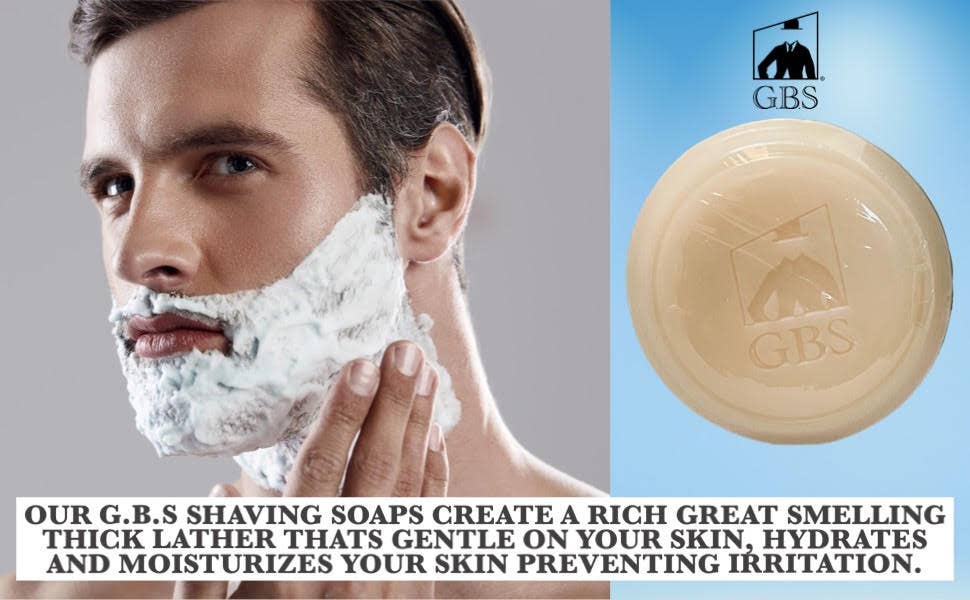GBS 3 Piece  Mug, brush and Shaving soap Set