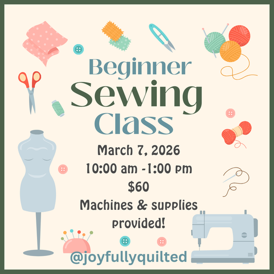 Beginner Sewing 3/7