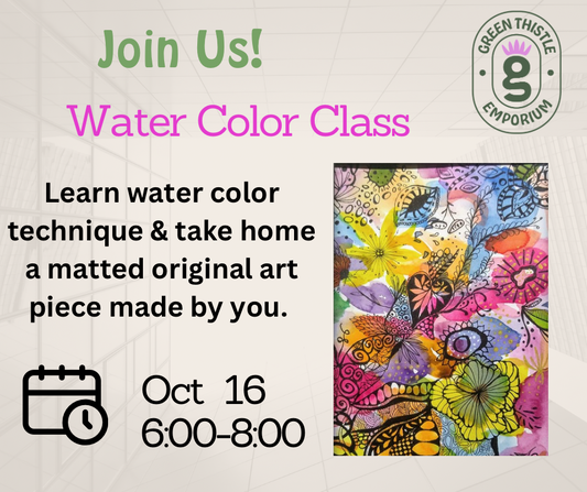 Water Color Class