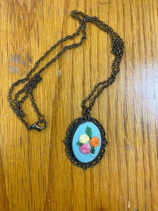 Embroidery Necklace