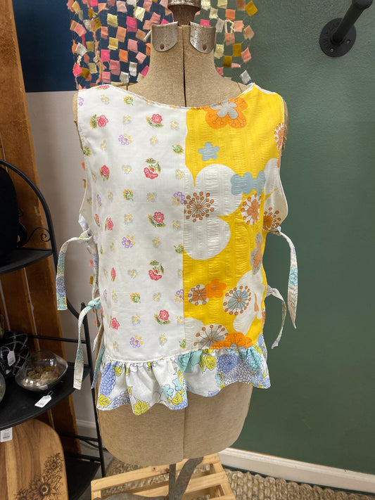 Flower Garden Tie Top