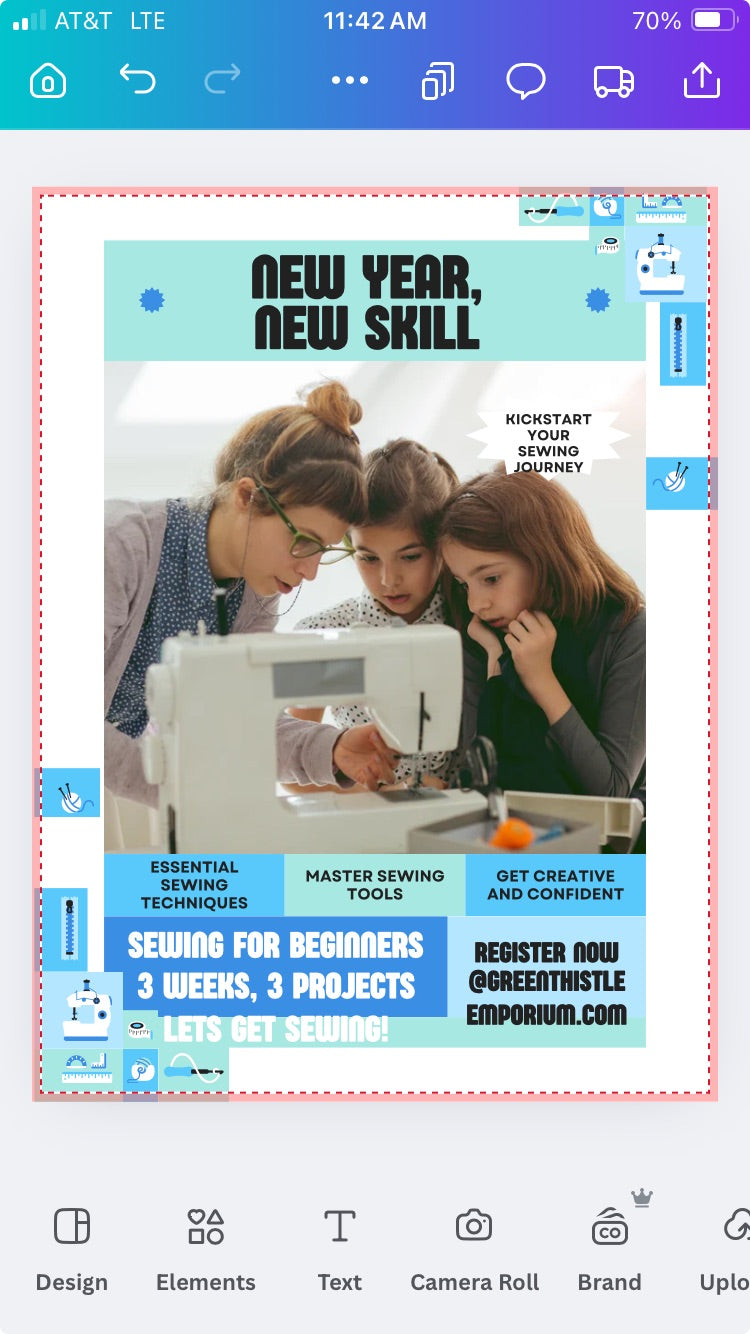 New Year Sewing Class