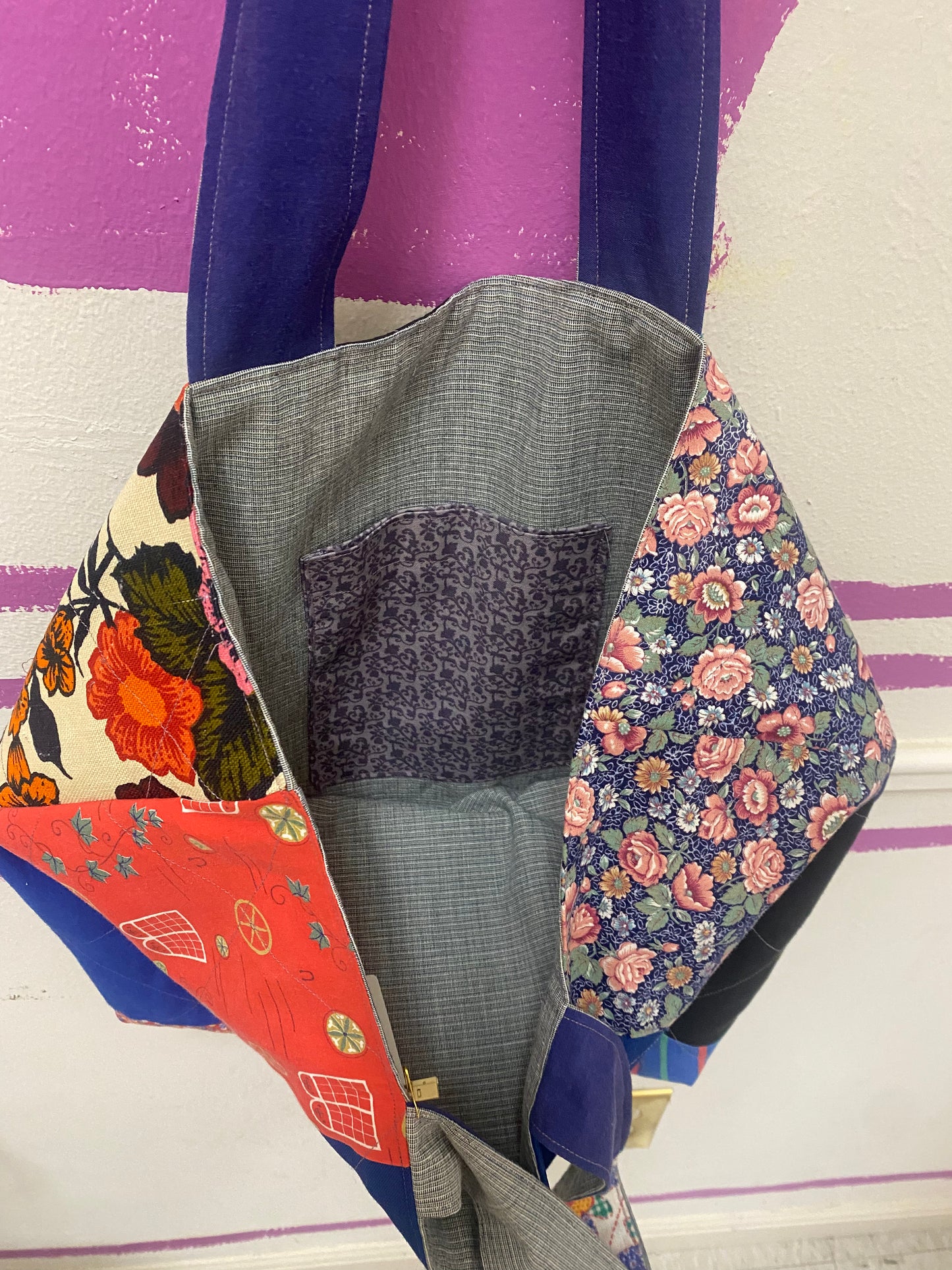 Quilted Mushroom Tote