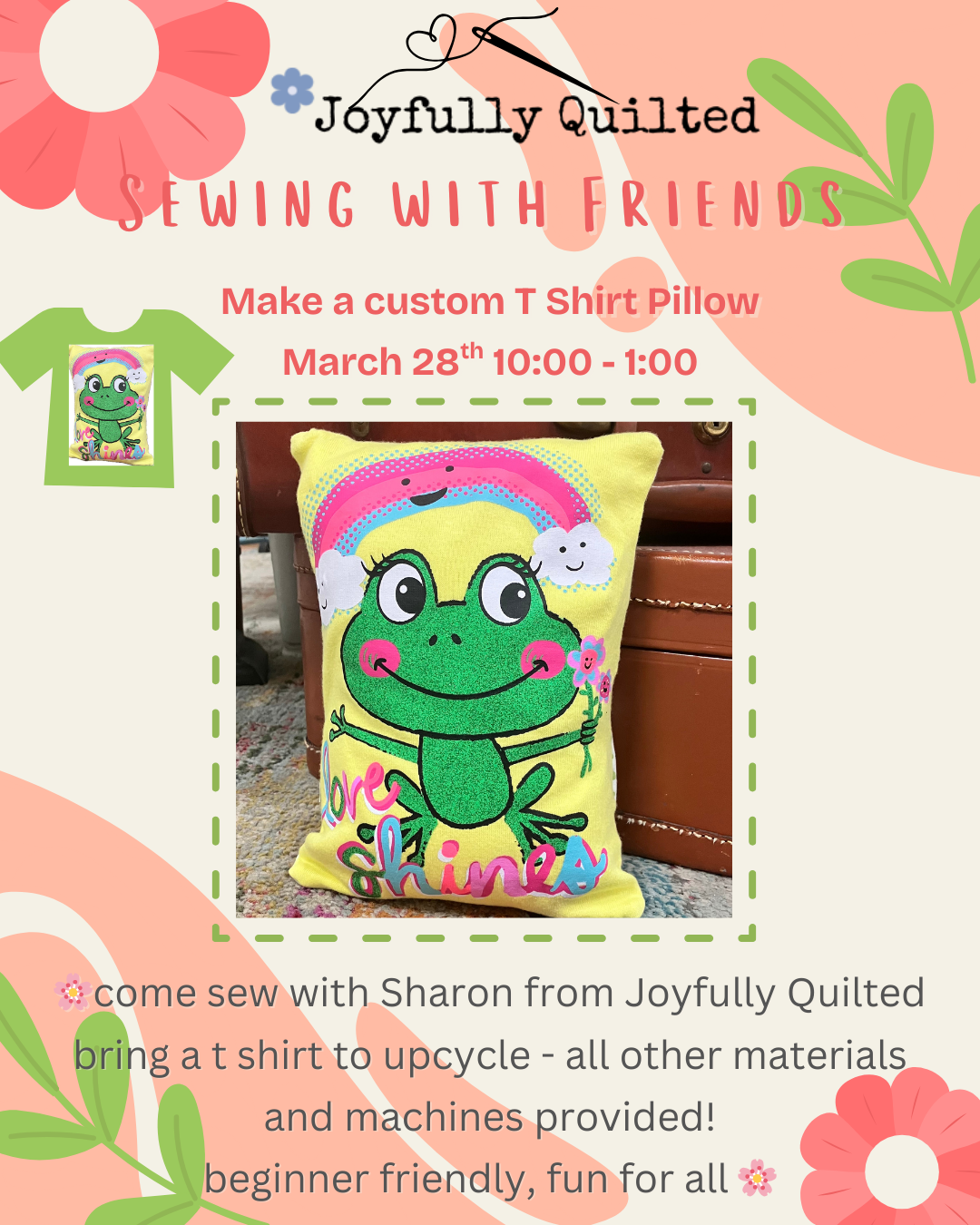 Sew Tshirt Pillow